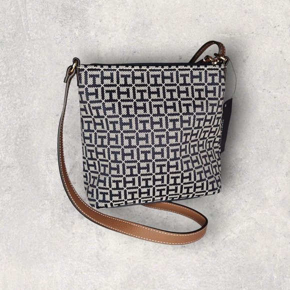Tommy Hilfiger Jacquard Crossbody - Navy Blue - NWT - Picture 5 of 6